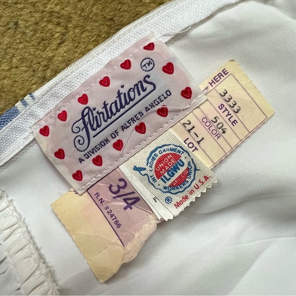 Vintage 80s Flirtations Alfred Angelo union made party/prom dress - Picture 5 of 7